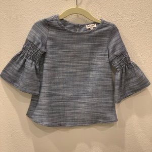 Bell sleeve top with bloomers